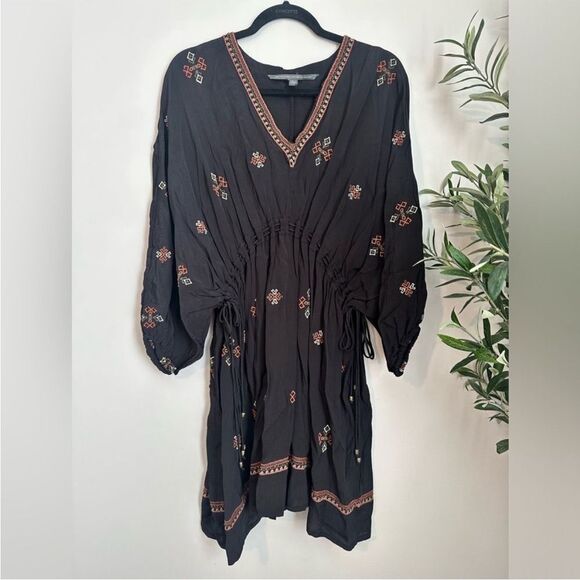 Anthropologie Twelfth street Cynthia Vincent kaftan dress boho sz‎ Small - Picture 4 of 10